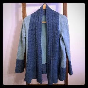 Anthropologie knitted and knotted cardigan